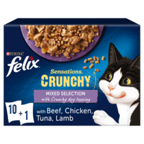 FELIX® Sensations Crunchy Mixed Selection Wet Cat Food