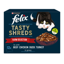 FELIX® Tasty Shreds Farm Selection Wet Cat Food