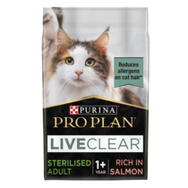 PRO PLAN® Allergen Reducing Sterilised LIVECLEAR® Salmon Dry Cat Food