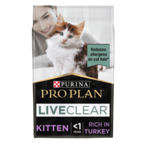 PRO PLAN® Kitten Allergen Reducing LIVECLEAR® Turkey Dry Cat Food