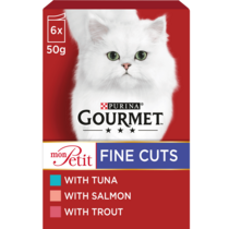 GOURMET® Mon Petit Fish Variety (Tuna, Salmon and Trout) Wet Cat Food