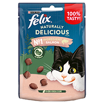 Felix Naturally Delicious Salmon and Catnip treats