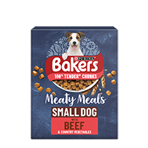 Bakers Meaty Meals Small Dog with Beef