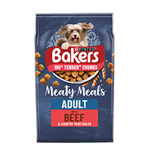 Bakers Meaty Meals Adult with Beef