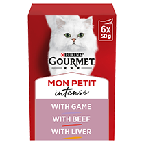 Gourmet Mon Petit Intense with game, beef, liver