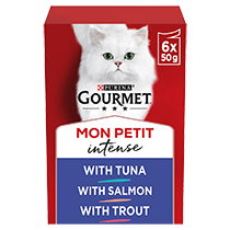 Gourmet Mon Petit Intense with tuna, salmon, trout