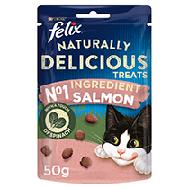 Felix Naturally Delicious Treats with Salmon