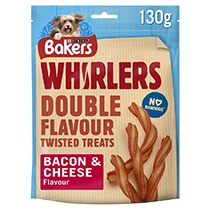 Bakers Whirlers with Bacon & Cheese