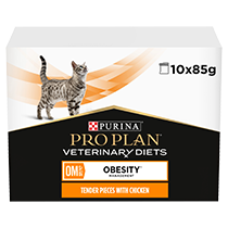 PRO PLAN® VETERINARY DIETS OM Obesity Management with Chicken Wet Cat Food Pouch