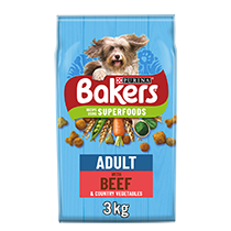 BAKERS® Beef with Vegetables Dry Dog Food