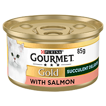 Gourmet Gold Succulent Delights with Salmon