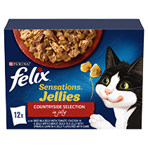 FELIX® Sensations Jellies Countryside Selection Wet Cat Food