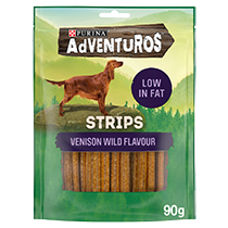 ADVENTUROS® Strips Venison Dog Treats