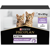 PRO PLAN® Kitten Healthy Start Turkey in Gravy Wet Cat Food