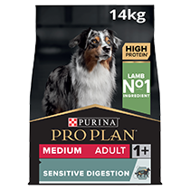 PRO PLAN® Medium Sensitive Digestion Lamb Dry Dog Food