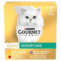 GOURMET® Gold Savoury Cake Meat and Veg Variety Wet Cat Food