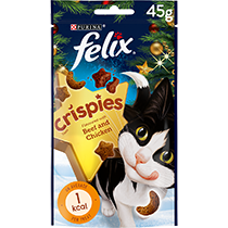 FELIX® Crispies Beef and Chicken Cat Treats