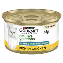 GOURMET® Nature's Creations Gravy Heart Chicken Wet Cat Food