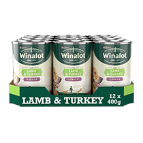 WINALOT® Lamb & Turkey in Jelly Wet Dog Food Cans