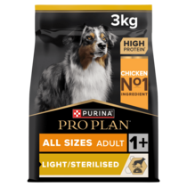 PRO PLAN Light/Sterilised Chicken Dry Dog Food