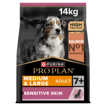 PRO PLAN® Medium and Large Adult 7+ Sensitive Skin Salmon Dry Dog Food