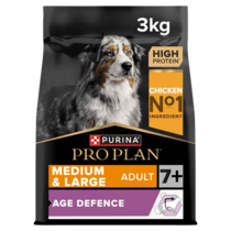 PRO PLAN® Medium and Large Adult 7+ Age Defence Chicken Dry Dog Food