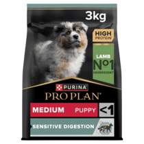 PRO PLAN® Medium Puppy Sensitive Digestion Lamb Dry Dog Food