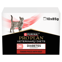 PRO PLAN® VETERINARY DIETS DM Diabetes Management with Beef Wet Cat Food Pouch