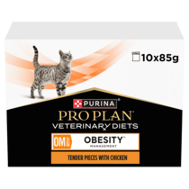 PRO PLAN® VETERINARY DIETS OM Obesity Management with Chicken Wet Cat Food Pouch