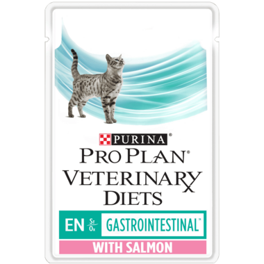 PRO PLAN VETERINARY DIETS EN Gastrointestinal Salmon Wet Cat Food Pouch
