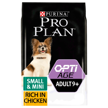 PRO PLAN Small and Mini Adult 9+ OPTIAGE Chicken Dry Dog Food