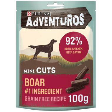 AdVENTuROS Mini Cuts Boar Dog Treats