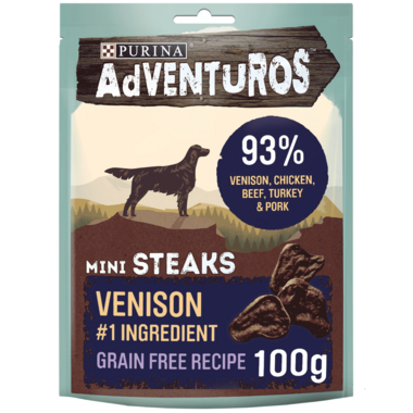 ADVENTUROS® Steaks Venison Dog Treats