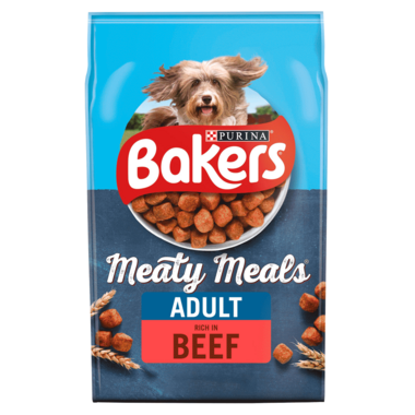 BAKERS® Meaty Meals™ with Beef Adult Dry Dog Food