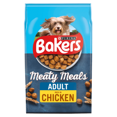 BAKERS® Meaty Meals™ with Chicken Adult Dry Dog Food