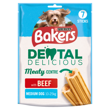 BAKERS® Dental Delicious Medium Dog Beef Dog Chews