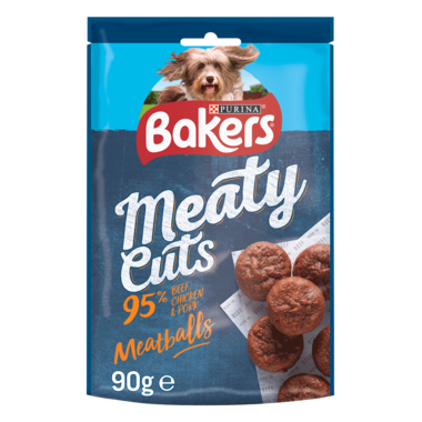 BAKERS® Meaty Cuts Delicious Meatballs Dog Treats