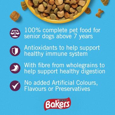 BAKERS® Senior Chicken with Vegetables Dry Dog Food