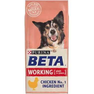 BETA Working Dog Chicken Dry Dog Food Purina