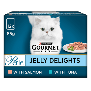GOURMET® Perle Jelly Delight Fish Selection Wet Cat Food