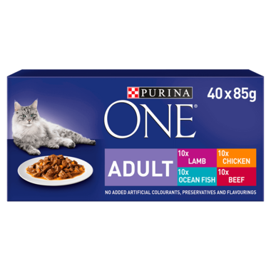 PURINA ONE® Mini Fillets Mixed Selection in Gravy Wet Cat Food