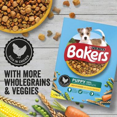 BAKERS® Puppy Chicken with Vegetables Dry Dog Food