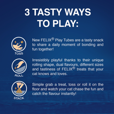 FELIX® Play Tubes Chicken and Liver Cat Treats