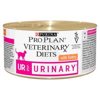 PRO PLAN VETERINARY DIETS UR Urinary Turkey Wet Cat Food Can