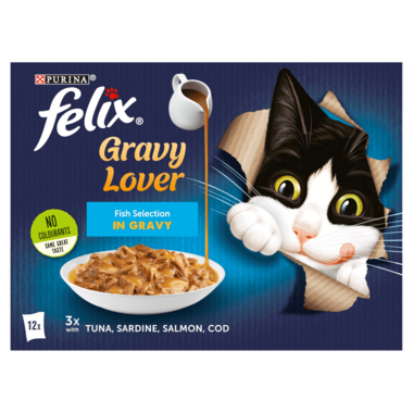 FELIX® Gravy Lover Fish Selection Wet Cat Food