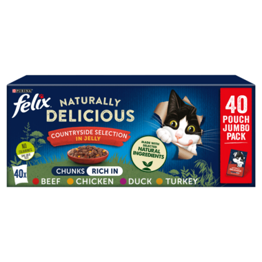 FELIX® Naturally Delicious Countryside Selection in Jelly Wet Cat Food