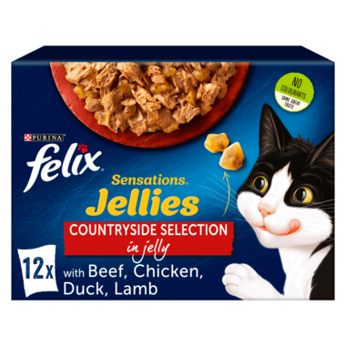 FELIX® Sensations Jellies Countryside Variety Wet Cat Food