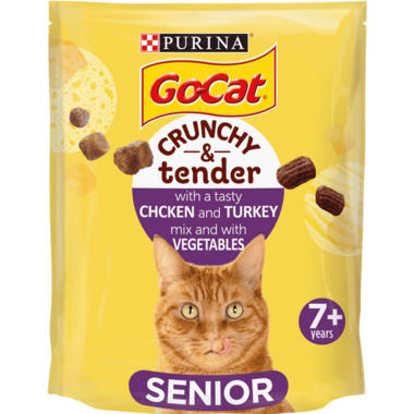 GO-CAT® Crunchy and Tender Senior Chicken Dry Cat Food