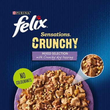 FELIX® Sensations Crunchy Mixed Selection Wet Cat Food