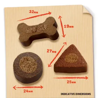Bakers Allsorts treats sizes
